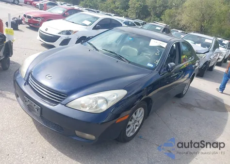 2003 Lexus Es 300 from USA, damaged, VIN JTHBF30G630102038